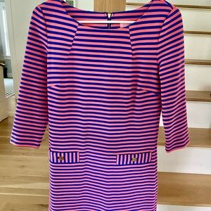 Lilly Pulitzer size small 3/4 sleeve shift dress
